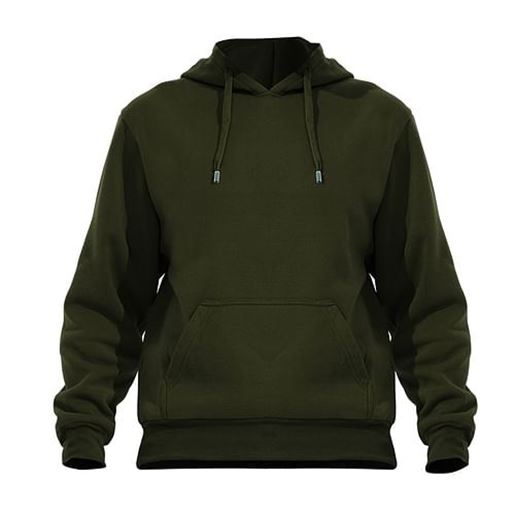 Picture of . Case of [24] Men's Pullover Hoodies - Military Green, 5X .