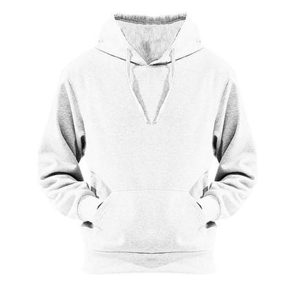 Picture of . Case of [24] Men's Pullover Hoodies- White, 5X .