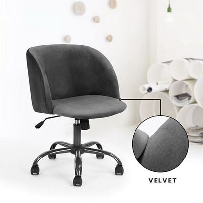 Picture of Color: GREY Office Chairs VELVET GREY