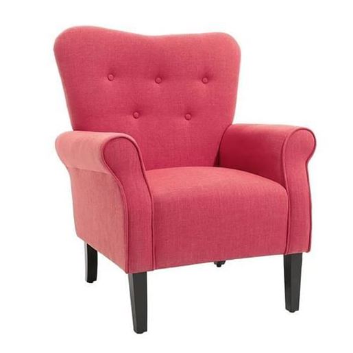 Picture of Color: Red  31.5'' Wide Tufted Armchair