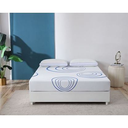 Изображение Size: King  8'' Gel Bamboo Charcoal Memory Foam Mattresses