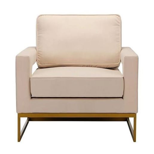 Picture of Color: Beige  33'' Wide Tufted Armchair