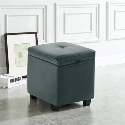 Picture of Color: Green  17'' Wide Ottoman