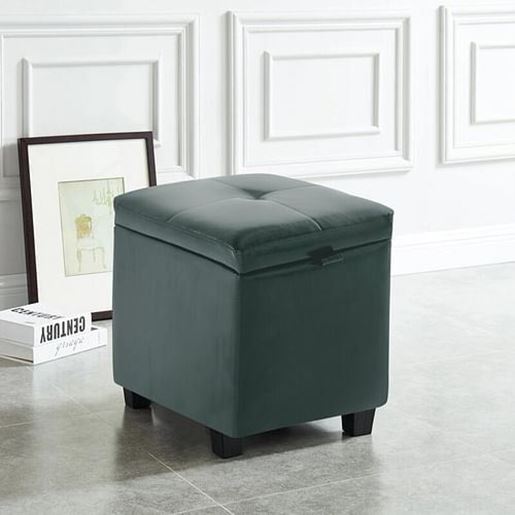 Picture of Color: Green  17'' Wide Ottoman