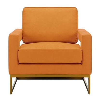 Picture of Color: Cognac  33'' Wide Tufted Armchair