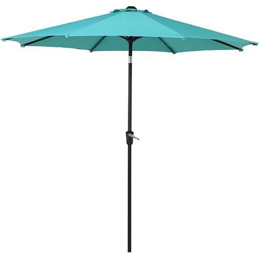 Image sur Color: Lake blue  SR Patio Outdoor Market Umbrella with Aluminum Auto Tilt and Crank