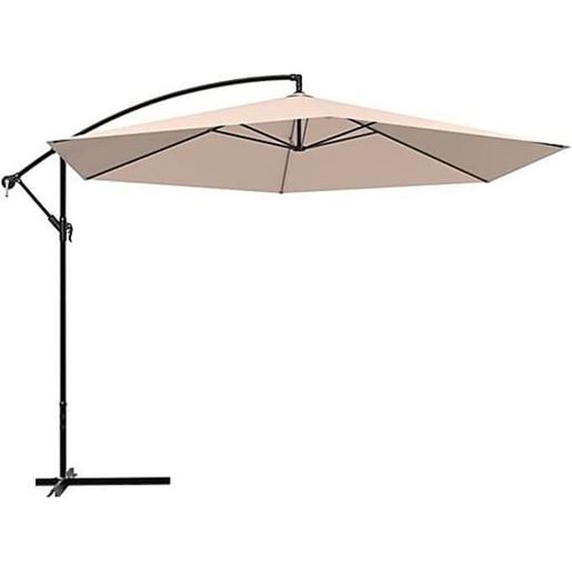 Picture of Color: Champagne 12 FT Outdoor Patio Umbrella Pool Beach Umbrella for Garden Backyard, Champagne