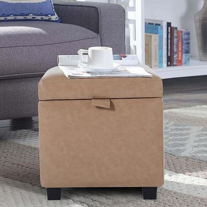 Picture of Color: Sandy Brown  17'' Wide Ottoman