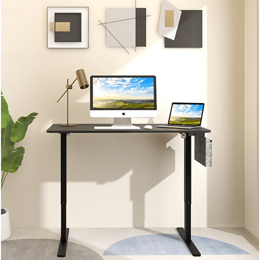 Picture of Color: Black  ,SIZE: 48x24  DR Adjustable standing desk