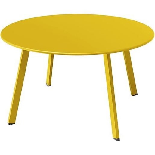 Picture of Color: Yellow Round Coffee Table  Patio Side Table