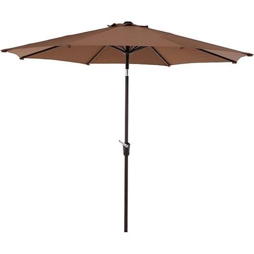 Изображение Color: Coffee  SR Patio Outdoor Market Umbrella with Aluminum Auto Tilt and Crank
