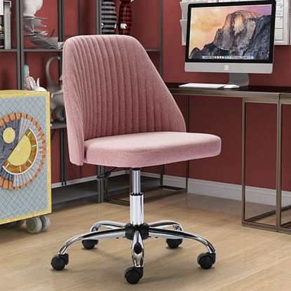 Picture of Color: Pink  DR  Modern Design Velvet Office Desk Chair