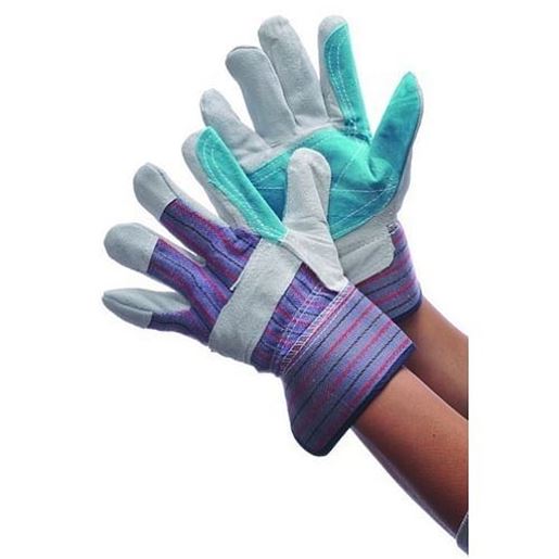 图片      Case of [36] Leather Double Palm Work Gloves - Large .