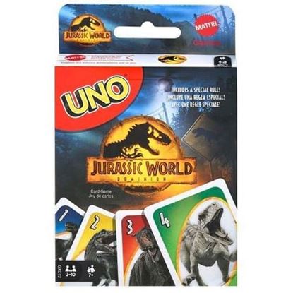 Изображение                                                                                                                                                                                                                                                                                                                                         Case of [32] Mattel UNO Jurassic World 3 Card Games - 32 Count .