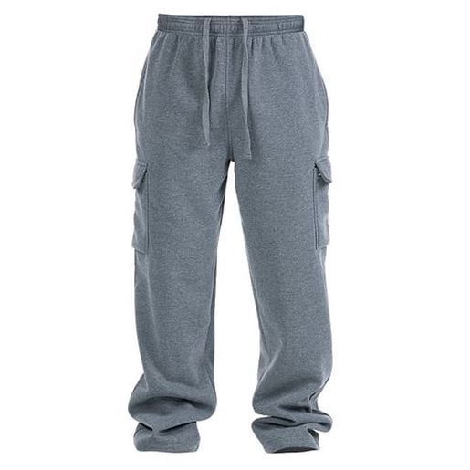 Picture of . Case of [24] Men's Fleece Sweatpants - S-XL, Light Grey .