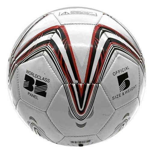 Picture of . Case of [50] Soccer Balls - Black & Red Star Design, Size 5 .