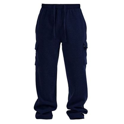 Picture of . Case of [24] Men's Fleece Sweatpants - Navy, S-XL .