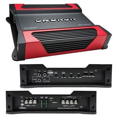 Picture of Crunch PZ-1520.2 1500W Powerzone 2 ohm Stable 2-Channel Class-A/B Car Amplifier