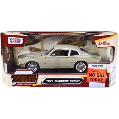 Picture of 1971 Mercury Comet Beige "Forgotten Classics" Series 1/24 Diecast Model Car by Motormax