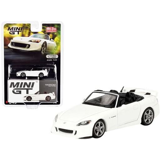 Picture of Honda S2000 Type S Convertible Grand Prix White Limited Edition to 3000 pieces Worldwide 1/64 Diecast Model Car by True Scale Miniatures