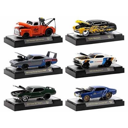 Изображение "Ground Pounders" 6 Cars Set Release 23 IN DISPLAY CASES Limited Edition to 9000 pieces Worldwide 1/64 Diecast Model Cars by M2 Machines