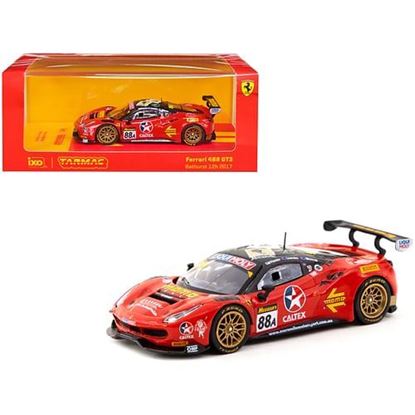 Picture of Ferrari 488 GT3 #88A Craig Lowndes - Jamie Whincup - Toni Vilander Bathurst 12 Hour (2017) "Hobby64" Series 1/64 Diecast Model Car by Tarmac Works