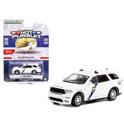 Picture of 2019 Dodge Durango Police White "Philadelphia Police Pennsylvania" "Hot Pursuit" Series 41 1/64 Diecast Model Car by Greenlight