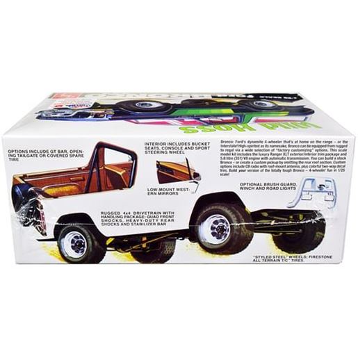 Picture of Skill 2 Model Kit Ford Bronco 4X4 "Wild Hoss" 1/25 Scale Model by AMT