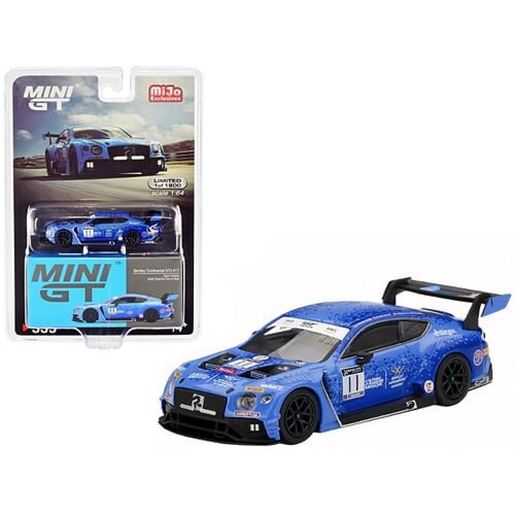 Picture of Bentley Continental GT3 RHD (Right Hand Drive) #11 Frank Bird - Nicolai Kjaergaard - Euan McKay Team Parker Total 24 Hours of Spa (2020) Limited Edition to 1800 pieces Worldwide 1/64 Diecast Model Car by True Scale Miniatures