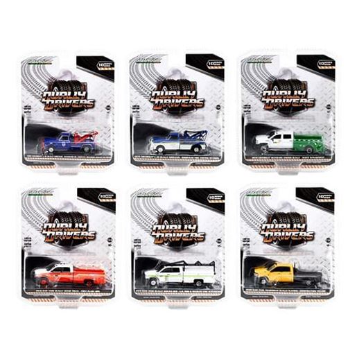 Image sur "Dually Drivers" Set of 6 Trucks Series 10 1/64 Diecast Model Cars by Greenlight