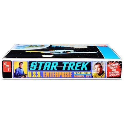 Picture of Skill 2 Model Kit U.S.S. Enterprise NCC-1701 Space Ship "Star Trek" 1/650 Scale Model by AMT