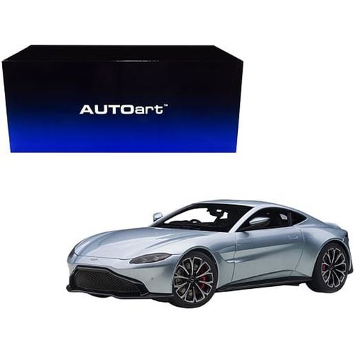 Picture of 2019 Aston Martin Vantage RHD (Right Hand Drive) Magnetic Silver 1/18 Model Car by Autoart