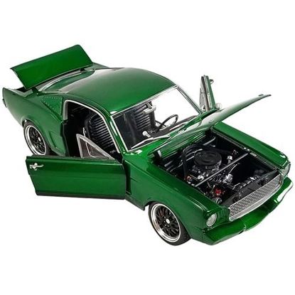 Picture of 1965 Shelby GT350R Street Fighter Deep Green Metallic with Black Stripes "Green Hornet" Limited Edition to 700 pieces Worldwide 1/18 Diecast Model Car by ACME