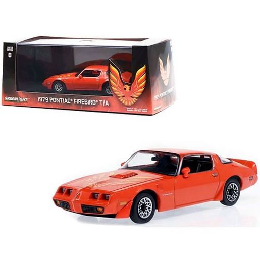 Picture of 1979 Pontiac Firebird T/A Trans Am Mayan Red with Hood Phoenix 1/43 Diecast Model Car by Greenlight