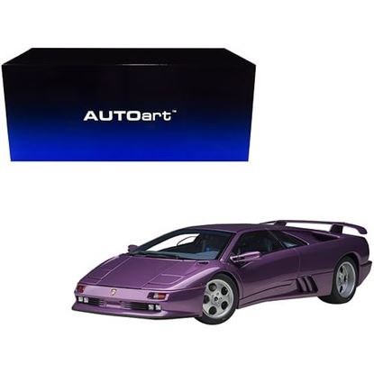 Picture of Lamborghini Diablo SE30 Viola Purple Metallic 1/18 Model Car by Autoart