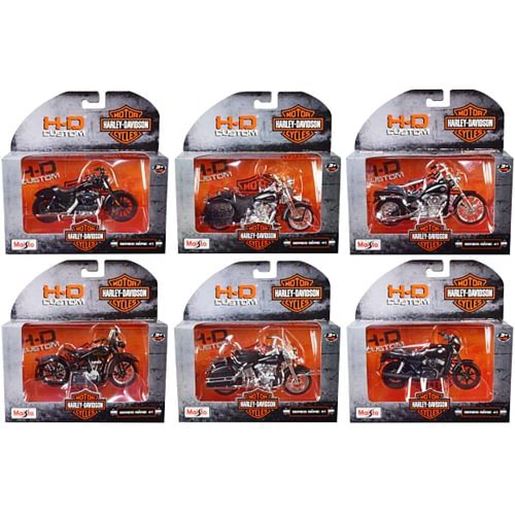 Picture of Harley-Davidson Motorcycles 6 piece Set Series 41 1/18 Diecast Models by Maisto