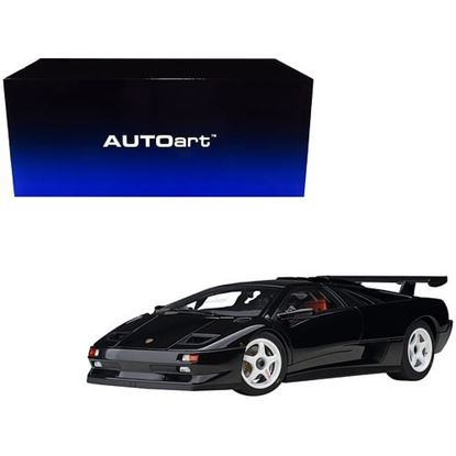 Picture of Lamborghini Diablo SV-R Deep Black 1/18 Model Car by Autoart