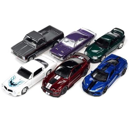 Picture of Auto World Premium 2022 Set B of 6 pieces Release 2 1/64 Diecast Model Cars by Auto World