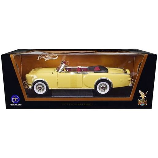 Picture of 1953 Packard Caribbean Yellow 1/18 Diecast Model Car by Road Signature