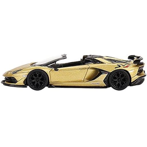 Picture of Lamborghini Aventador SVJ Roadster Oro Elios Gold Metallic Limited Edition to 6000 pieces Worldwide 1/64 Diecast Model Car by True Scale Miniatures