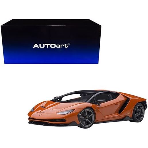 Picture of Lamborghini Centenario Arancio Argos / Pearl Orange with Carbon Top 1/18 Model Car by Autoart