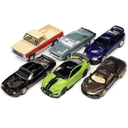 Picture of Auto World Premium 2022 Set A of 6 pieces Release 2 1/64 Diecast Model Cars by Auto World