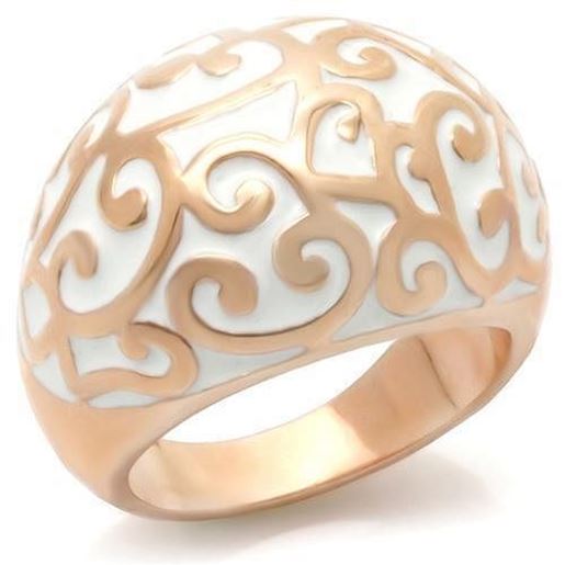 图片 0W210 - Brass Ring Rose Gold Women No Stone No Stone