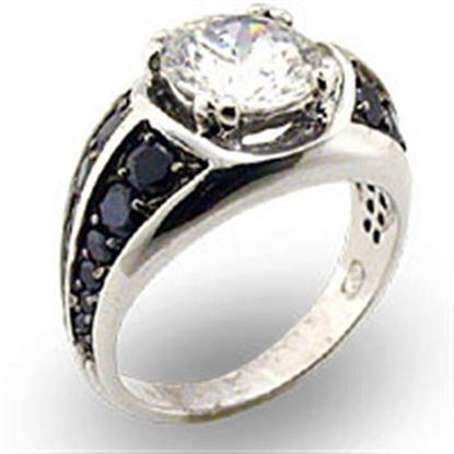 Picture of 22208 - 925 Sterling Silver Ring Special Color Women AAA Grade CZ Clear