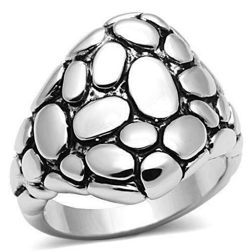 Picture of 3W047 - Brass Ring Rhodium Women No Stone No Stone