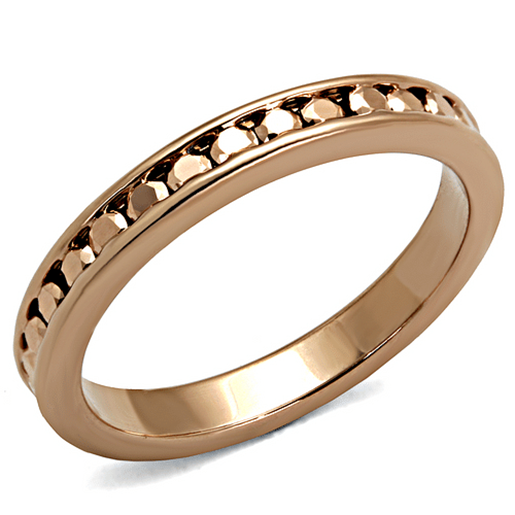 Picture of 3W1139 - Brass Ring IP Rose Gold(Ion Plating) Women AAA Grade CZ Metallic Light Gold