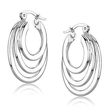 Picture of 3W1394 - Brass Earrings Rhodium Women No Stone No Stone