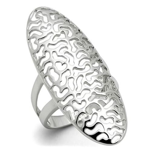 Picture of 3W169 - Brass Ring Rhodium Women No Stone No Stone