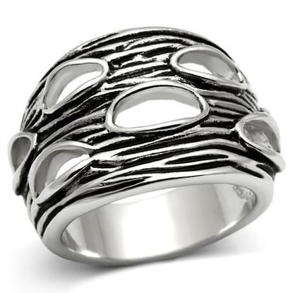 Picture of 3W188 - Brass Ring Rhodium Women No Stone No Stone