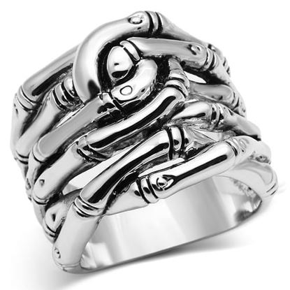 Picture of 3W253 - Brass Ring Rhodium Women No Stone No Stone